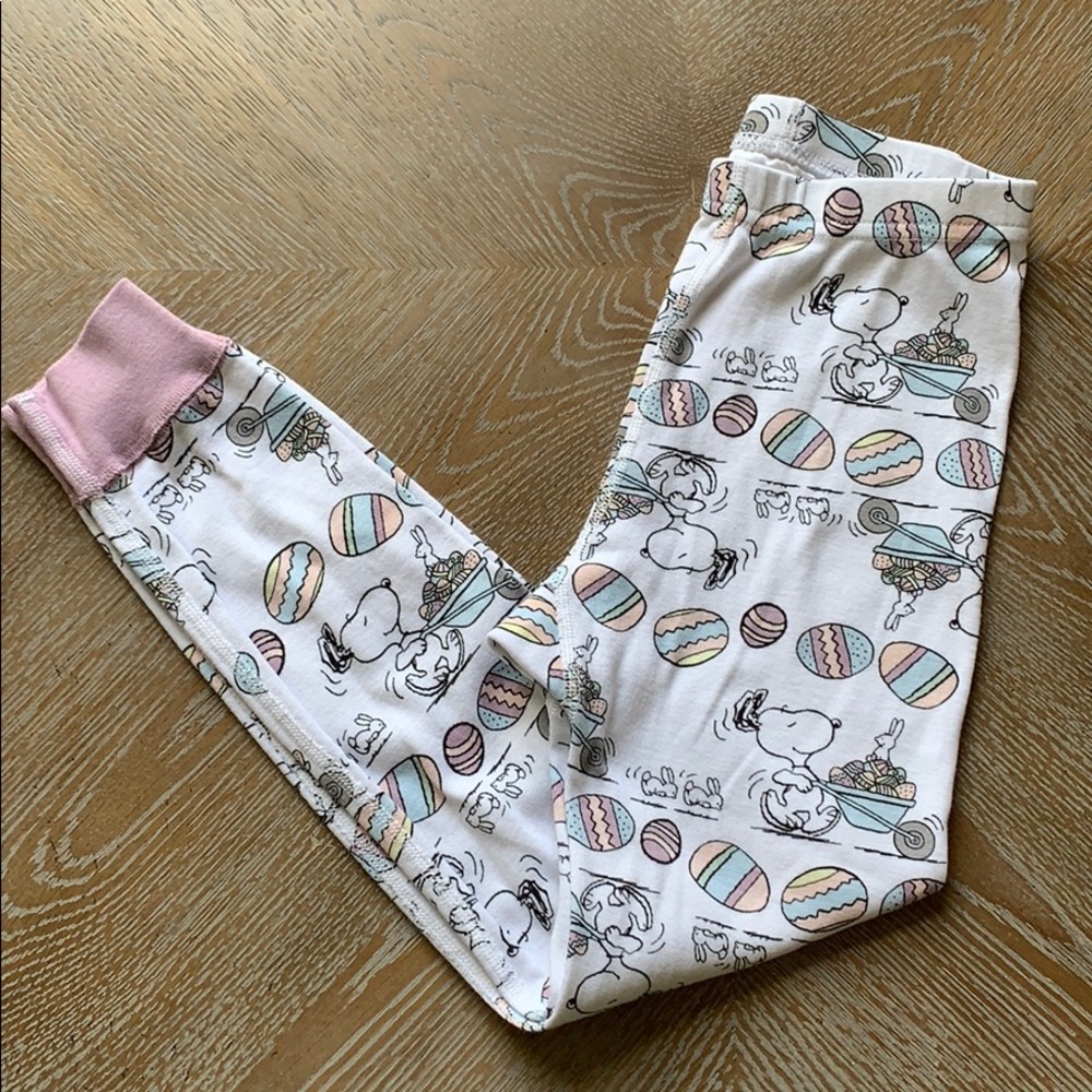 HANNA ANDERSSON Peanuts Egg Pajama Pants 6-7